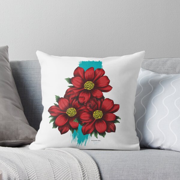 Aperçu de l'œuvre fleurs rouges créée et vendue par EstudioTurquesa.