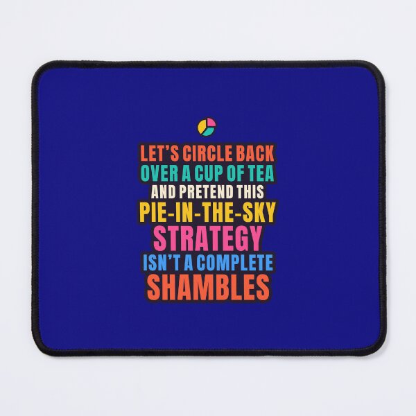 Item preview, Let's Circle Back Over a Cup of Tea Digital Marketing Shambles Gift designed and sold by TribeGlyph.