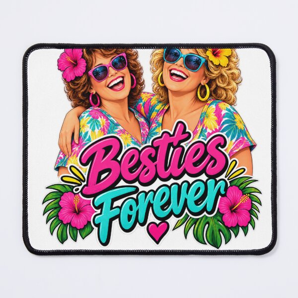 Item preview, Besties Forever Funny Best Friend Friendship Retro Summer T-Shirt, designed and sold by Artbysarmina.