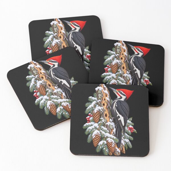 Item preview, Winter Crest Woodpecker designed and sold by RockitBaby.