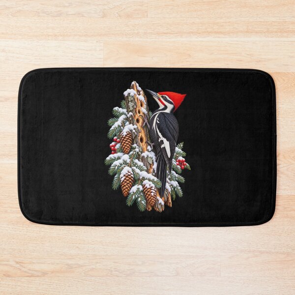 Item preview, Winter Crest Woodpecker designed and sold by RockitBaby.