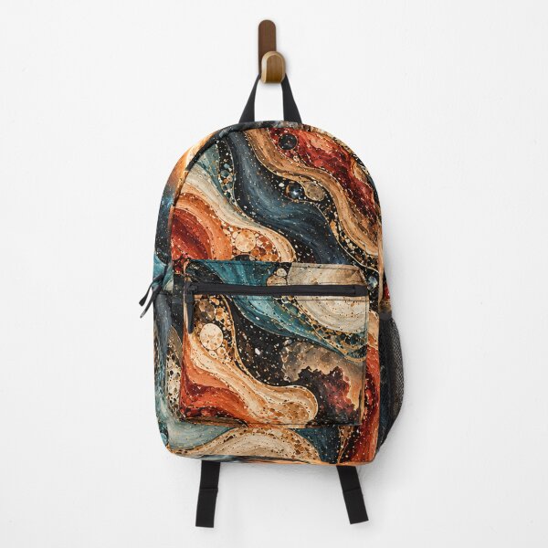 Item preview,  Cosmic Flow Abstract – Celestial Planets & Nebula Fluid Space Art designed and sold by AnimalAirtistry.