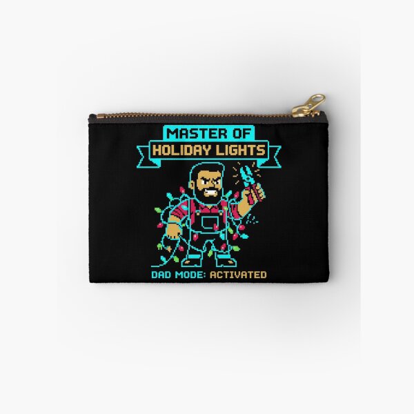 Item preview, Master Of Holiday Lights Dad Mode Activated Retro Pixel Christmas designed and sold by TeNovaStudio.