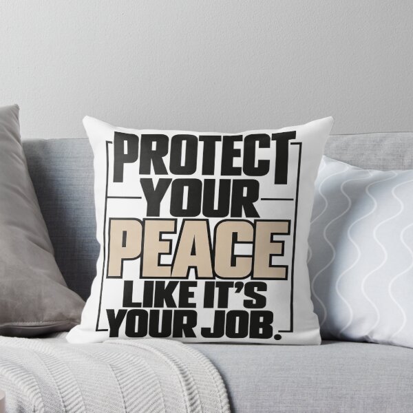 Item preview, Protect Your Peace Like It’s Your Job T-Shirt | Mental Health Self Care Quote designed and sold by MotiveStuff.