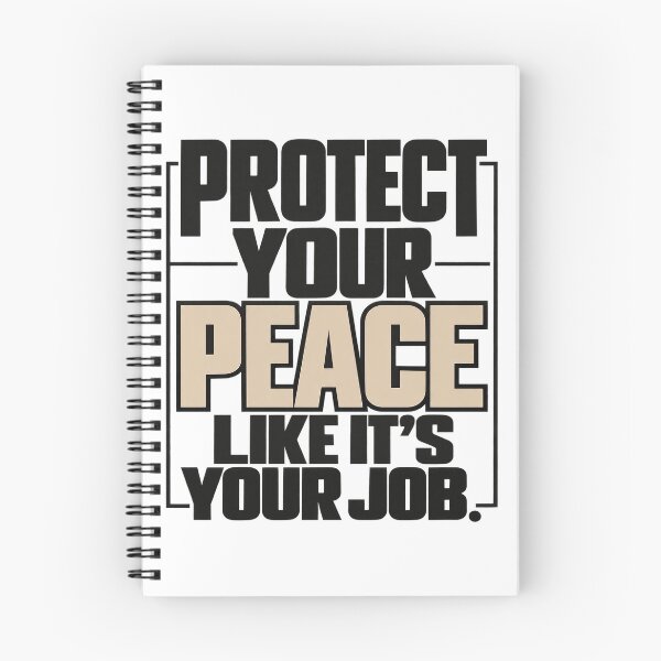 Item preview, Protect Your Peace Like It’s Your Job T-Shirt | Mental Health Self Care Quote designed and sold by MotiveStuff.
