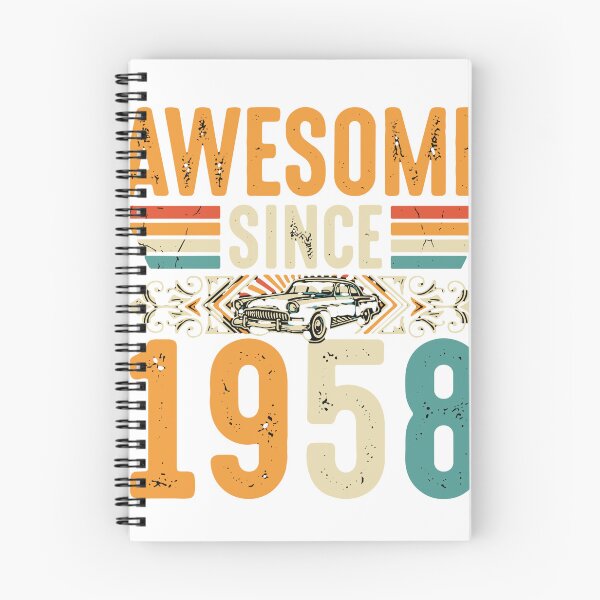 Item preview, Awesome Since 1958 Sixty Sixth Birthday Born In 1958 Vintage Classic Car designed and sold by SofiBlair.