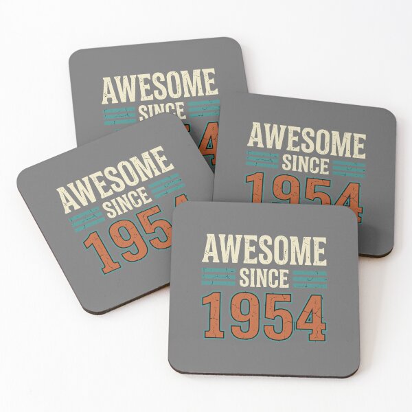 Item preview, Awesome Since 1954 Birthday Vintage Year Men Women designed and sold by SofiBlair.