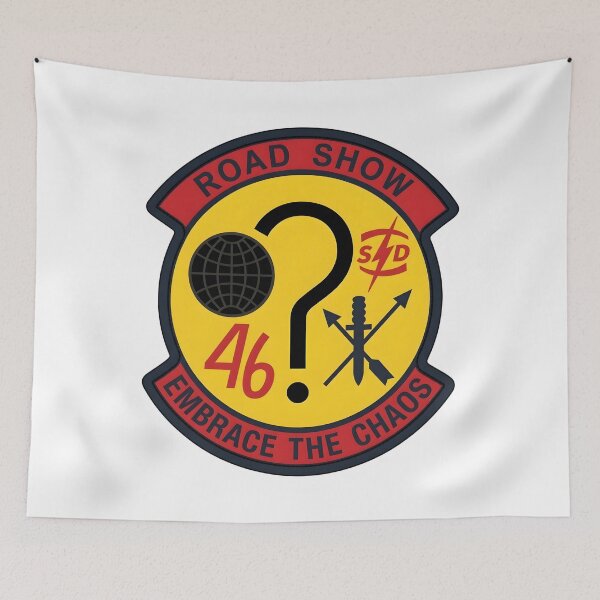 Item preview, USAF 46th Special Operations Squadron "Road Show" Insignia Patch designed and sold by CharlieDesings.