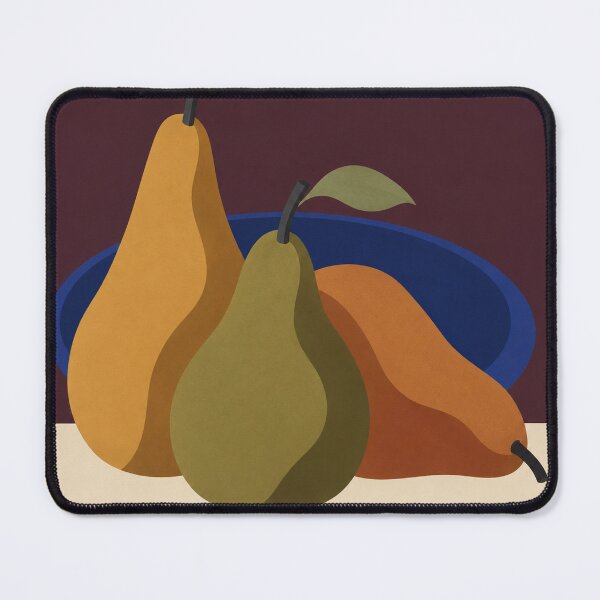 Item preview, Pear Table – Modern Mid Century Fruit Art Print designed and sold by astersgraphics.