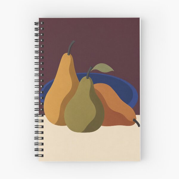 Item preview, Pear Table – Modern Mid Century Fruit Art Print designed and sold by astersgraphics.