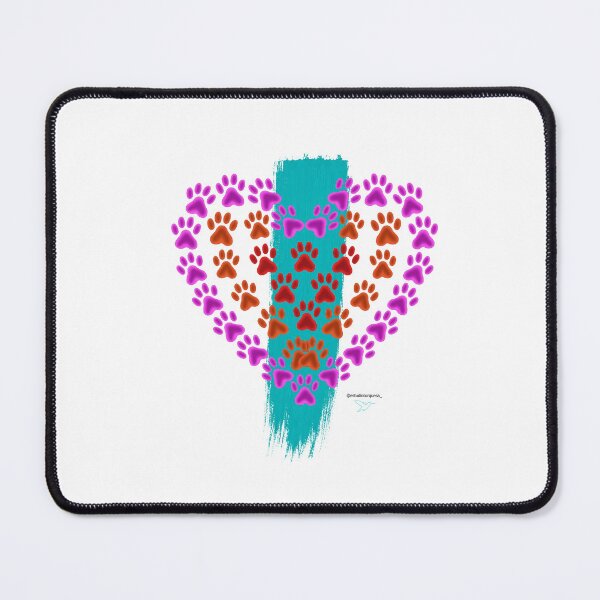 Item preview, Pink footprint heart designed and sold by EstudioTurquesa.