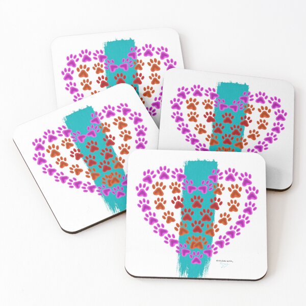 Item preview, Pink footprint heart designed and sold by EstudioTurquesa.