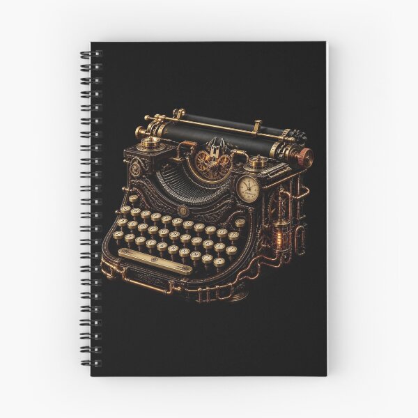 Item preview, Steampunk Typewriter Biomechanical Clockwork designed and sold by LazyDayzCo.