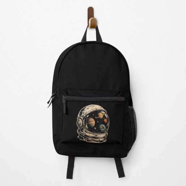 Item preview, Vintage Astronaut Helmet Planet Reflection designed and sold by DemureArtsy.
