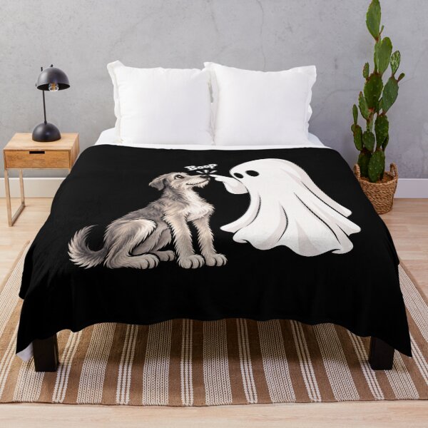 Item preview, Funny Ghost Irish Wolfhound Dog Boop Halloween Design Mom Dad designed and sold by rafaeltto.