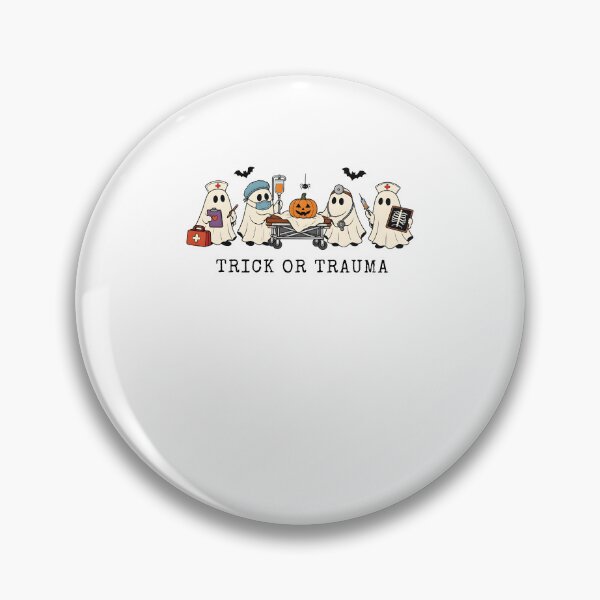 Item preview, Trick Or Trauma Halloween Nurse Healthcare Humor designed and sold by Mind-Drift.
