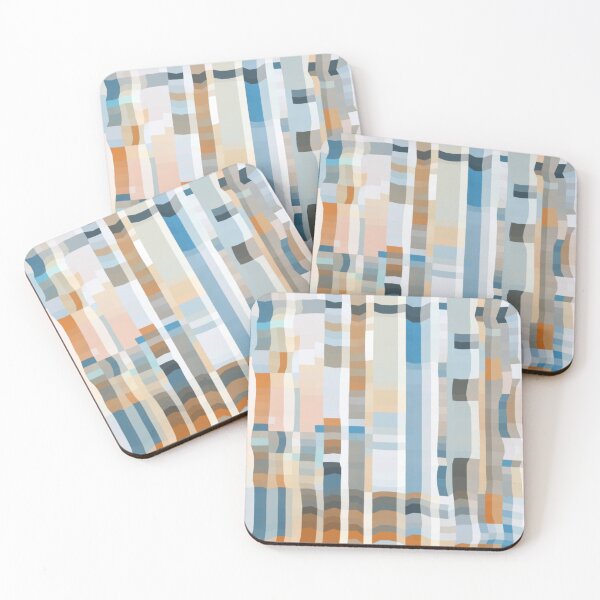Item preview, Contemporary Digital Plaid Design In Pastel Tones 6 designed and sold by Jenny Meehan Art Prints and Patterns  .