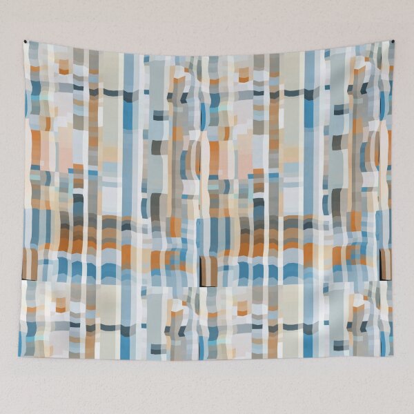 Item preview, Contemporary Digital Plaid Design In Pastel Tones 6 designed and sold by Jenny Meehan Art Prints and Patterns  .