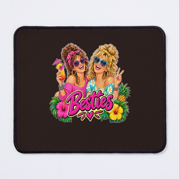 Item preview, Besties Forever Funny Best Friends Tropical Summer Girl Design designed and sold by Artbysarmina.