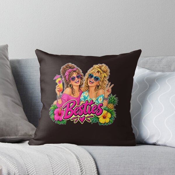 Item preview, Besties Forever Funny Best Friends Tropical Summer Girl Design designed and sold by Artbysarmina.