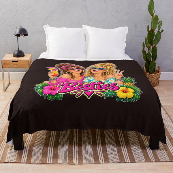 Item preview, Besties Forever Funny Best Friends Tropical Summer Girl Design designed and sold by Artbysarmina.
