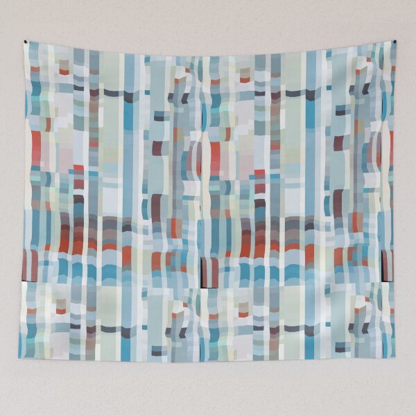 Item preview,  Contemporary Digital Plaid Design In Pastel Tones 7 designed and sold by Jenny Meehan Art Prints and Patterns  .