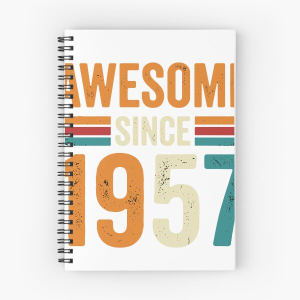 Item preview, Awesome Since 1957 Birthday Vintage Born Men Women designed and sold by SofiBlair.