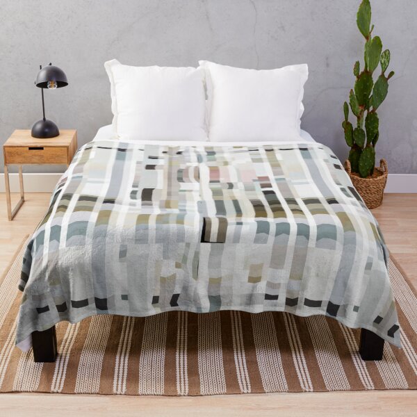 Item preview,  Contemporary Digital Plaid Design In Pastel Tones 8 designed and sold by Jenny Meehan Art Prints and Patterns  .