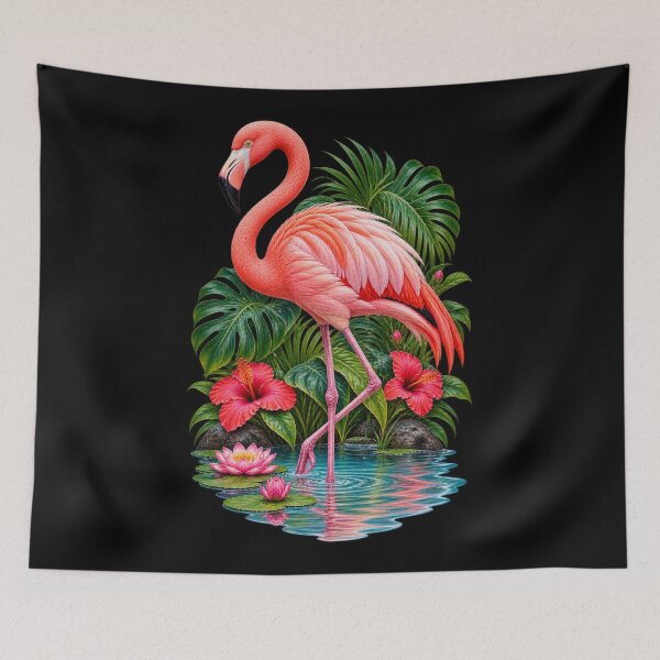 Item preview, Flamingo Oasis designed and sold by RockitBaby.