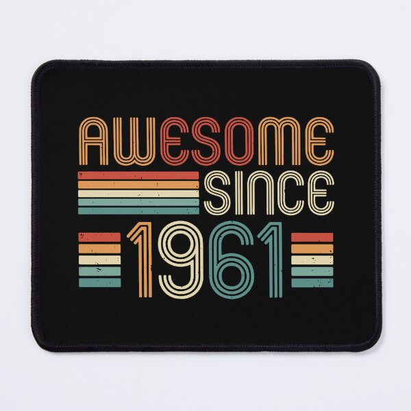 Item preview, Awesome Since 1961 Vintage Birthday Born 1961 Sixty Three designed and sold by SofiBlair.