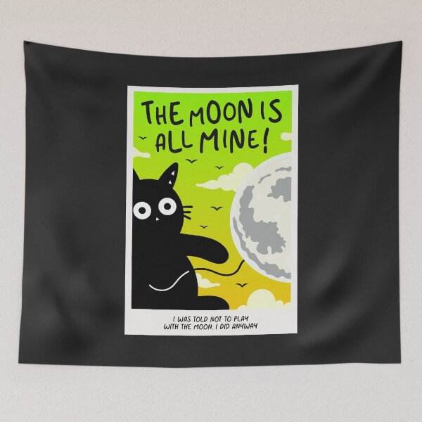 Item preview, The Moon is all mine! designed and sold by DibujandoPorfa.