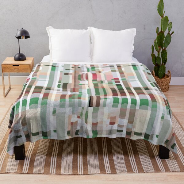 Item preview, Contemporary Digital Plaid Design In Pastel Tones 10 designed and sold by Jenny Meehan Art Prints and Patterns  .