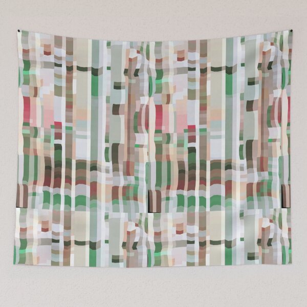 Item preview, Contemporary Digital Plaid Design In Pastel Tones 10 designed and sold by Jenny Meehan Art Prints and Patterns  .