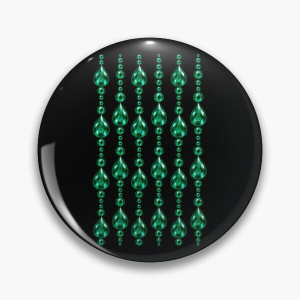 Item preview, BIRTHSTONE COLLECTION ⭐ CASCADE - MAY • EMERALD • Modern designed and sold by WheelieGdArt.