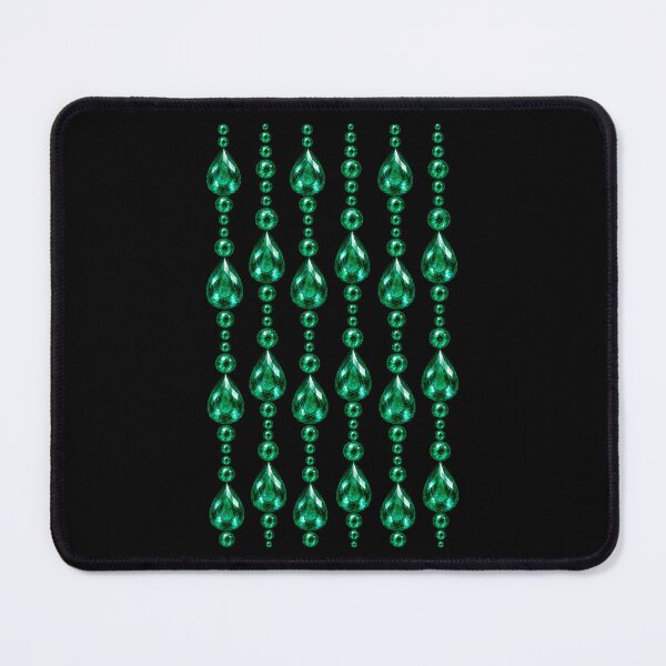 Item preview, BIRTHSTONE COLLECTION ⭐ CASCADE - MAY • EMERALD • Modern designed and sold by WheelieGdArt.