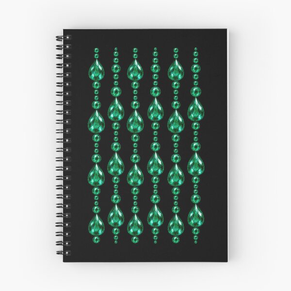 Item preview, BIRTHSTONE COLLECTION ⭐ CASCADE - MAY • EMERALD • Modern designed and sold by WheelieGdArt.