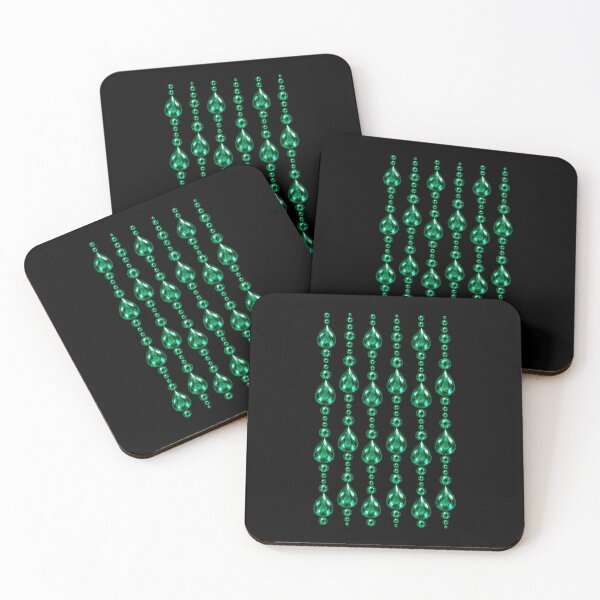 Item preview, BIRTHSTONE COLLECTION ⭐ CASCADE - MAY • EMERALD • Modern designed and sold by WheelieGdArt.