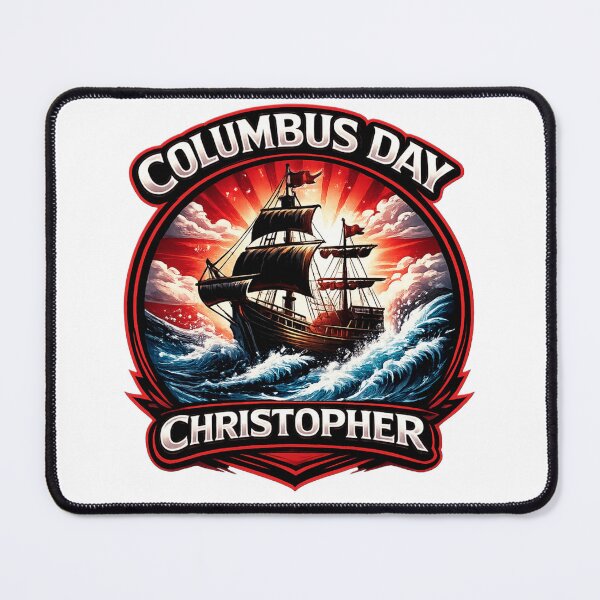 Item preview, Christopher Columbus's historic ship for Columbus Day designed and sold by Nela-&-Lena.