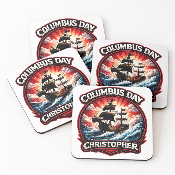 Item preview, Christopher Columbus's historic ship for Columbus Day designed and sold by Nela-&-Lena.