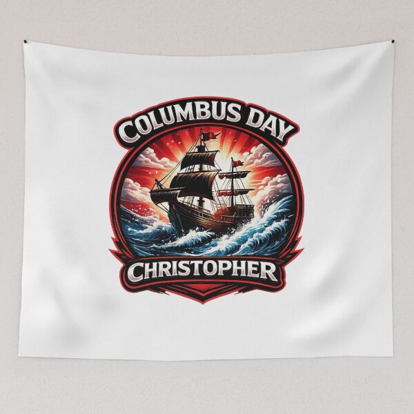 Item preview, Christopher Columbus's historic ship for Columbus Day designed and sold by Nela-&-Lena.