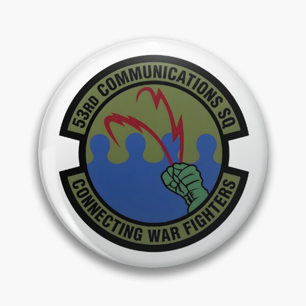 Item preview, USAF 53rd Communications Squadron Insignia Patch    designed and sold by CharlieDesings.
