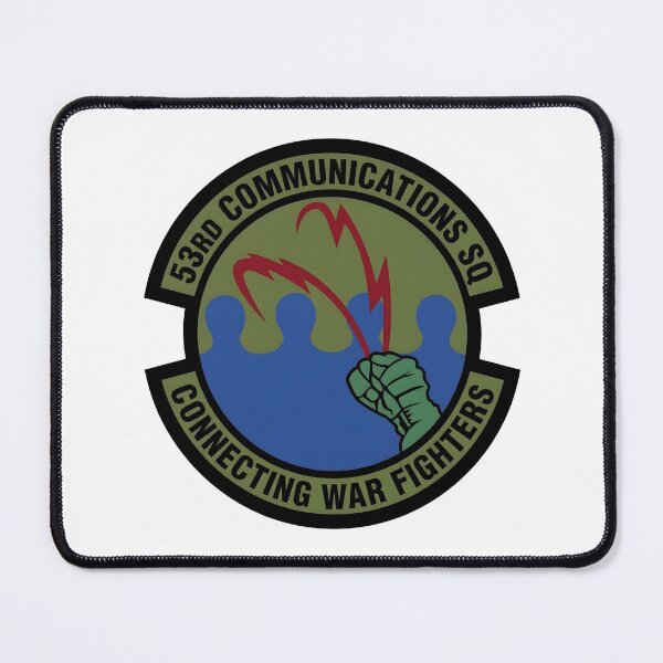 Item preview, USAF 53rd Communications Squadron Insignia Patch designed and sold by CharlieDesings.