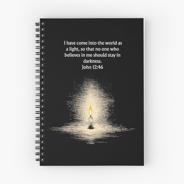 Item preview, A Light In The Darkness - John 12:46 designed and sold by QuietBibleLines.