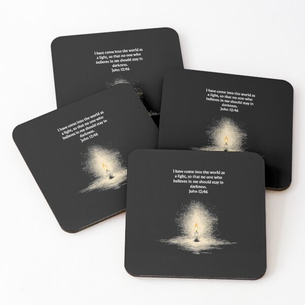 Item preview, A Light In The Darkness - John 12:46 designed and sold by QuietBibleLines.