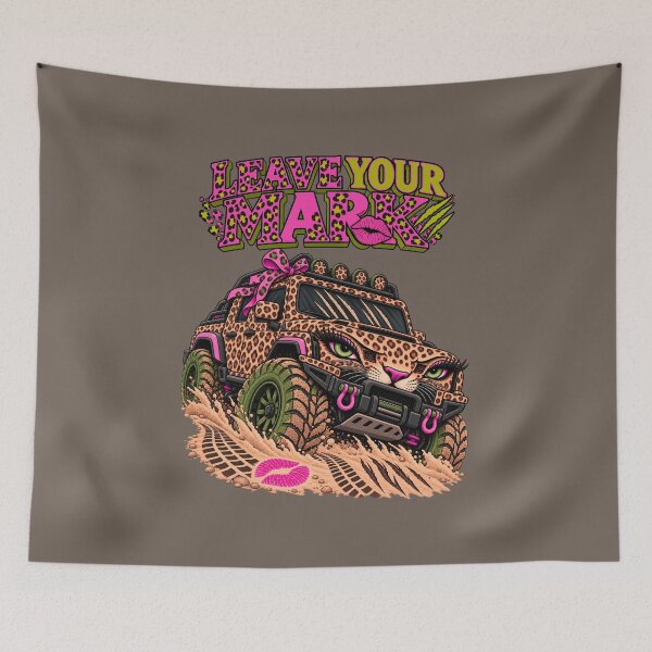 Item preview, Leave Your Mark – Wild Leopard Off-Road designed and sold by Aimetoi.