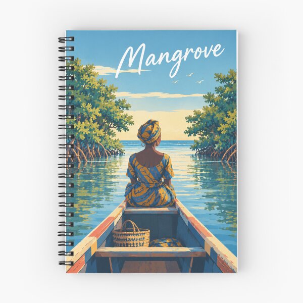 Item preview, Map of Senegal: the Sine Saloum mangrove designed and sold by Audrey Janvier | AJD.
