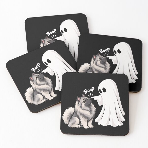 Item preview, Funny Ghost Keeshond Dog Boop Halloween Design Mom Dad designed and sold by rafaeltto.