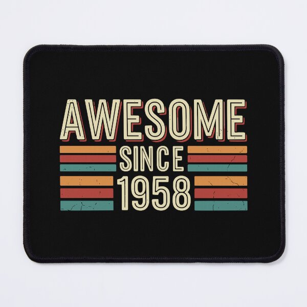 Item preview, Awesome Since 1958 Vintage Birthday Born Men Women designed and sold by SofiBlair.