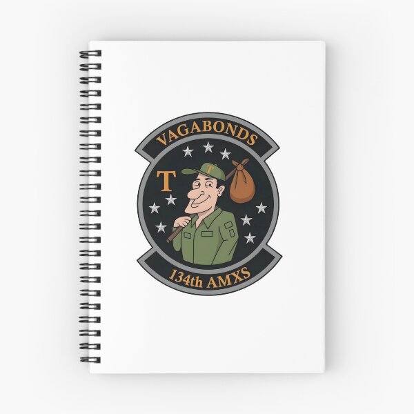 Item preview, USAF 134th AMXS "Vagabonds" Aircraft Maintenance Squadron Patch    designed and sold by CharlieDesings.