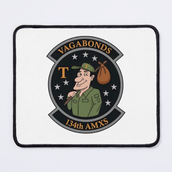 Item preview, USAF 134th AMXS "Vagabonds" Aircraft Maintenance Squadron Patch    designed and sold by CharlieDesings.